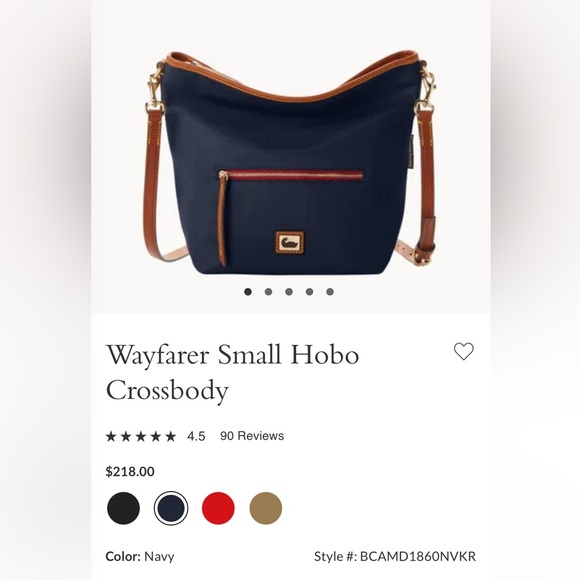 Dooney and Bourke Small Hobo Crossboby Handbag - Picture 8 of 8